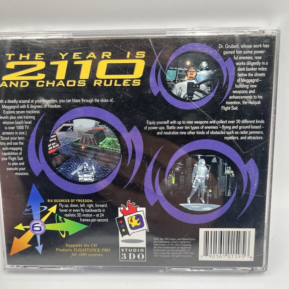 Blade Force (3DO, 1995) Complete in Case (A) TESTED - Picture 3 of 7